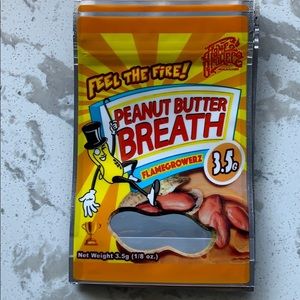 Peanut Butter Breath Baggies New 10PC Mylar Seals
